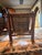 Brown Pair of Antique Victorian Barley Twist Upholstered Franklin Rocking Chairs, Circa Late 19th Century For Sale - Image 8 of 8