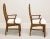 Broyhill Broyhill Premier Mid 20th Century Oak Brutalist Style Dining Armchairs - Pair For Sale - Image 4 of 11