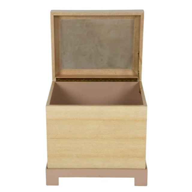 Karl Springer Karl Springer Signed Snakeskin Kyoto Box For Sale - Image 4 of 12