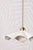 Mitzi Maisie 16 in. 1 Light Pendant in Aged Brass and Ceramic Rough Texture White Finish For Sale - Image 13 of 15
