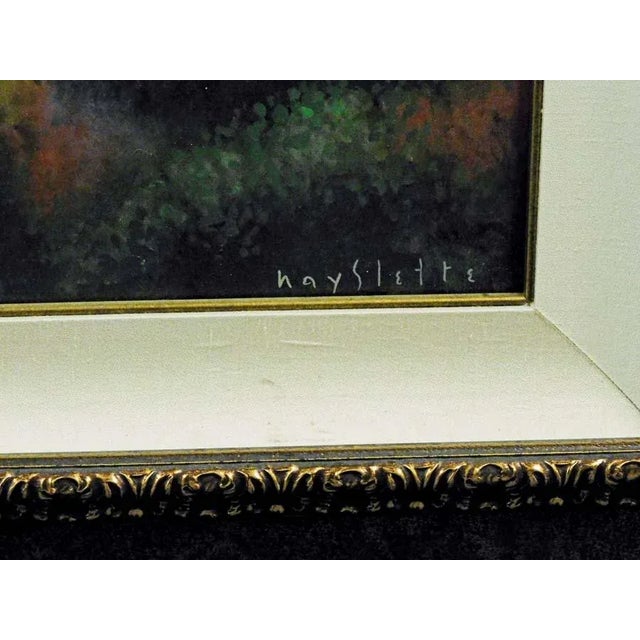 Max Hayslette "St. Cirque" Deluxe Giclee Art on Canvas Custom Framed For Sale - Image 4 of 4