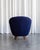 Italian Art Deco Lounge Chair in Fabric For Sale - Image 4 of 6