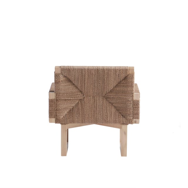 Textura Beechwood Lounge Chair For Sale - Image 4 of 7