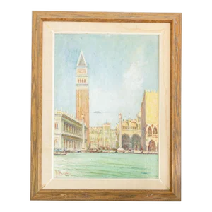 Venice Grand Canal Painting by Italian Artist Franco Baroni