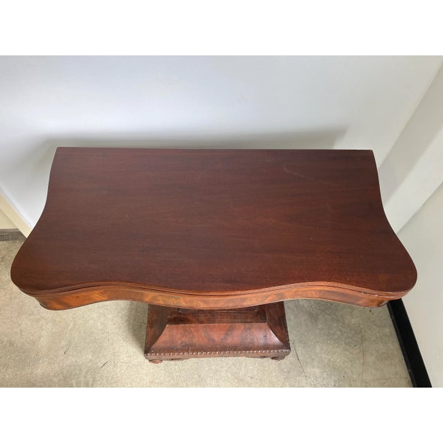 Late 19th Century Antique Entryway Foyer Hall Card Game Dining Table For Sale - Image 5 of 11