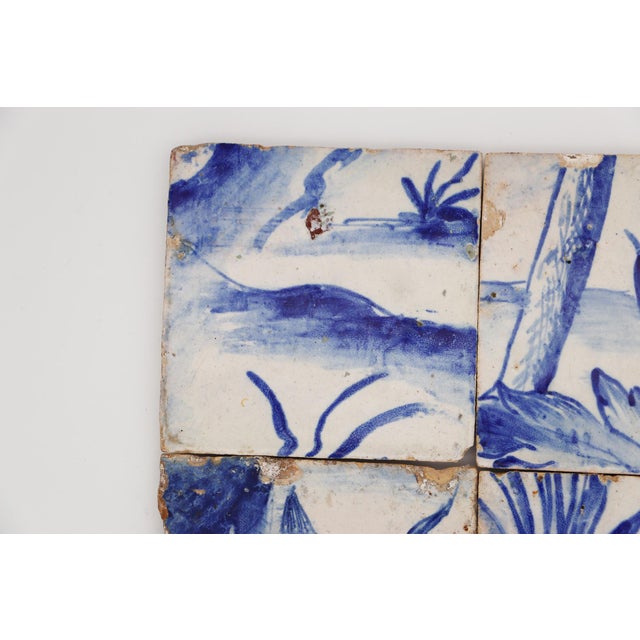 Circa: 18th Century. Country: Portugal. Material: Earthenware, Tin-glazed pottery. Item condition: Some chips and...