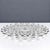 American Vintage Fostoria American Clear Glass Block Optic Three Footed Cake Torte Plate For Sale - Image 3 of 8
