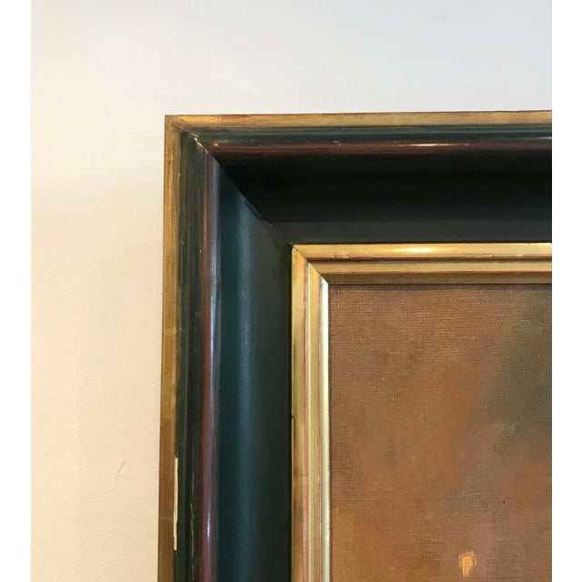 Roger Delapierre, Dahlias, Oil on Canvas, 1993 For Sale - Image 6 of 9