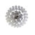 Murano Glass Pendant Light with White Teardrop from Justfurnituress SRL For Sale - Image 10 of 12