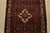 1990s Hamedan Runner 2’7” X 9’4” Red Wool Vintage Tribal Hand-Knotted Rug For Sale - Image 5 of 13