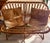 Franco Albini Vintage Ratan Loveseat in the Style of Franco Albini For Sale - Image 4 of 5