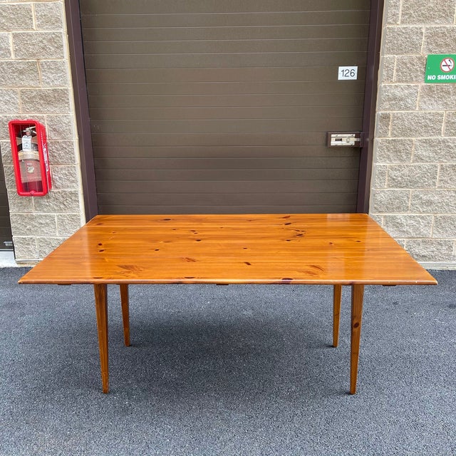 Ethan Allen Country Craftsman Drop Leaf Harvest Dining Table Chairish