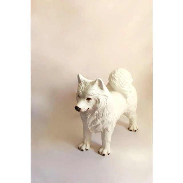 Nonce, Vintage Imposing Ceramic Dog Sculpture, Italy, 1970s For Sale - Image 9 of 9