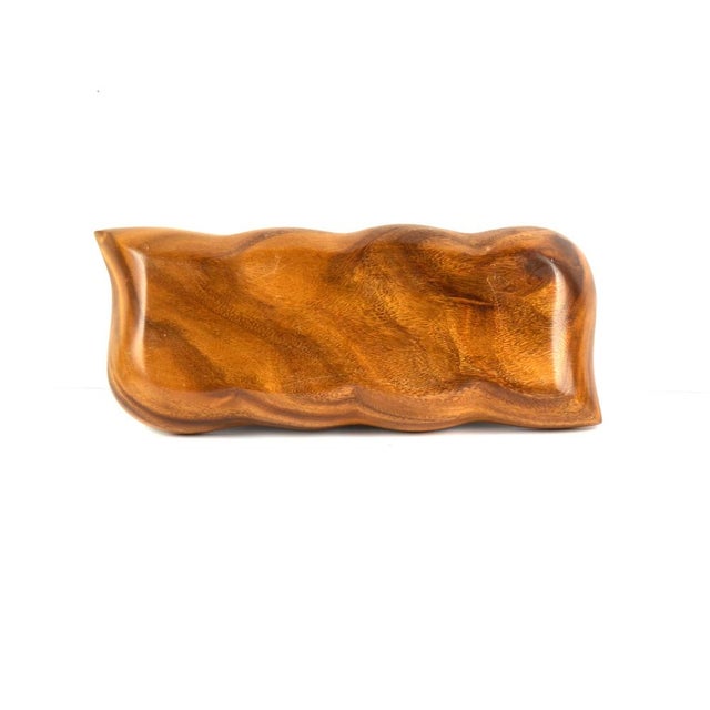 This is a vintage-style bowl from the mid-1960s and early 1970s Scandinavian style, with teak dividers, completely safe...