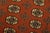 Orange Bokhara Rug 8’4” X 10’2” Orange Wool Tribal Hand-Knotted Oriental Carpet For Sale - Image 8 of 14