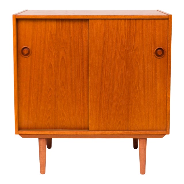 Vintage Danish MidCentury Two Door Media Chairish