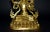 Mid 20th Century Gilt Bronze Statue Tibetan Buddha Manjushree For Sale - Image 5 of 13