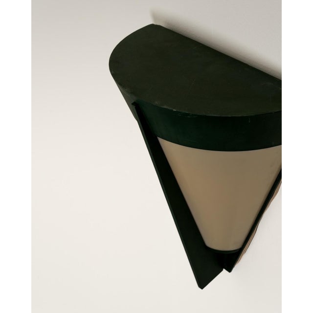 Metal Scandinavian Conical Wall Lamps in Metal and Bakelite, 1950s, Set of 2 For Sale - Image 7 of 8
