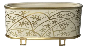 Gilder Arbor Oval Footed Planter