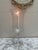 Vintage Large Etched Glass Hurricane Vessel or Vase For Sale In Sacramento - Image 6 of 11