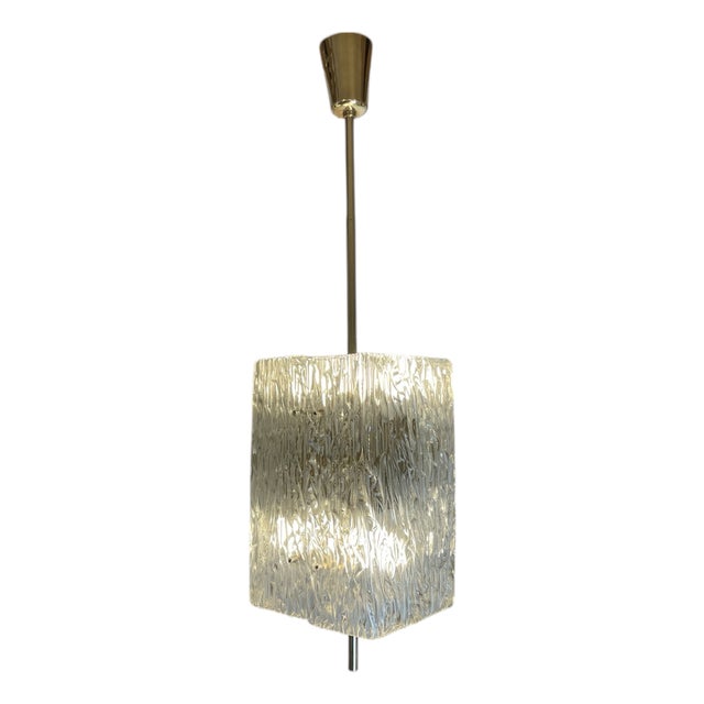 Mid-Century Modern Pendant Lamp by J.T. Kalmar for Kalmar, 1950s For Sale