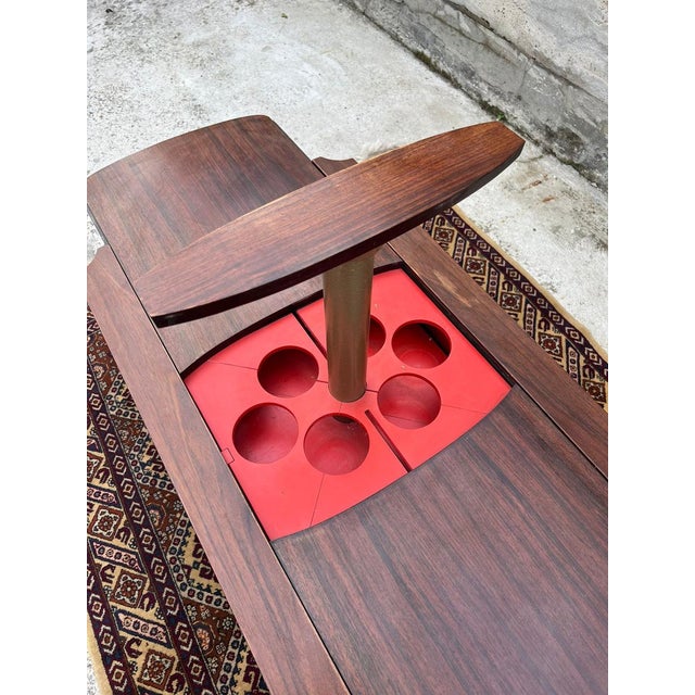 Vintage Bar Table with Automatic Opening, 1960s For Sale - Image 3 of 10