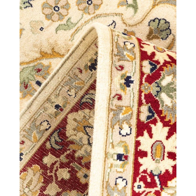 Mogul, One-of-a-Kind Hand-Knotted Area Rug in Ivory, 4' 2" x 6' 3" For Sale In New York - Image 6 of 8