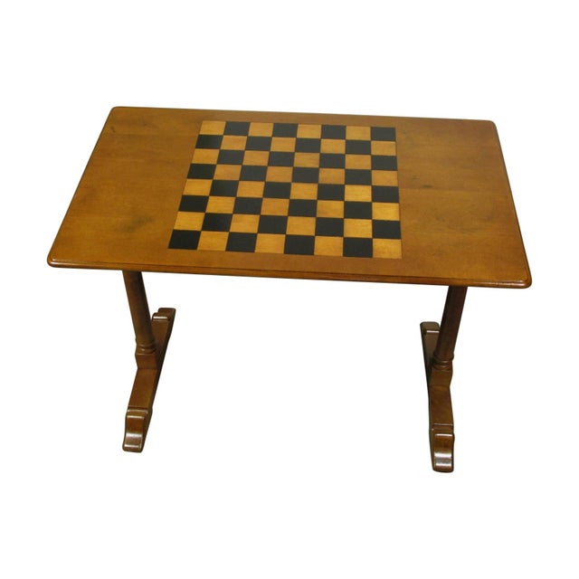 Wood Vintage Game Table by Francis Bacon For Sale - Image 7 of 12