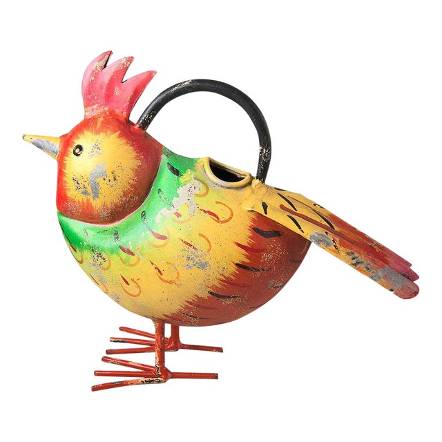 Red Crest Bird Watering Can Chairish