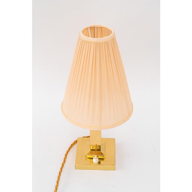 Art Deco Table Lamp with Fabric Shade, Vienna, Austria, 1920s For Sale - Image 6 of 18