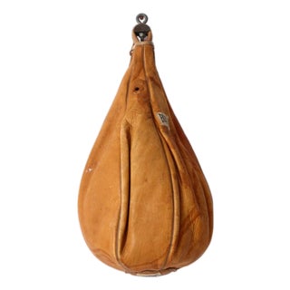 Mid-Century Everlasting Leather Boxing Speed Bag For Sale