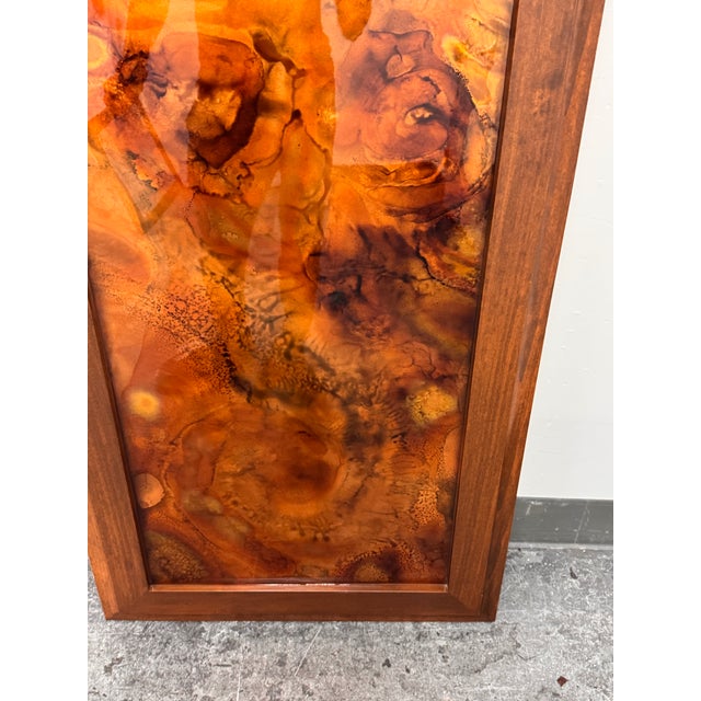 Copper Sean Penney Original Copper Wall Artwork, Framed For Sale - Image 8 of 11