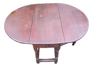 1700s English Oak Gateleg Table