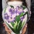 Metal Pair of Vintage Cloisonné Enamel Iris Floral Lidded Jars / Tea Caddies For Sale - Image 7 of 15