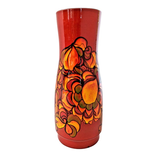 1980s Contemporary Poole Delphis Ceramic Vase For Sale