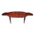 Baker Furniture Company Federal Oval Coffee Table With Extender Trays - Newly Refinished For Sale