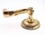 Modern Vintage Polished Brass Braided Dummy Lever Knob For Sale - Image 3 of 5