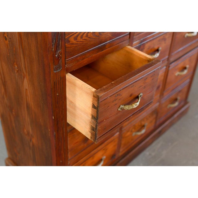 Art Nouveau Ironmongers Drawers, 1910s For Sale - Image 9 of 10