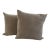 Eastern Accents Taupe Throw Pillows, Pair For Sale