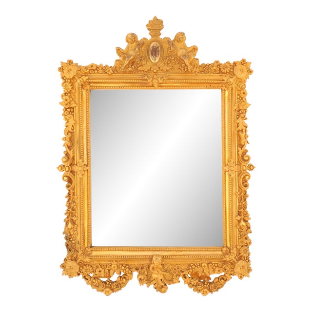 French Louis XV Style Bronze Dorè Picture Frame For Sale