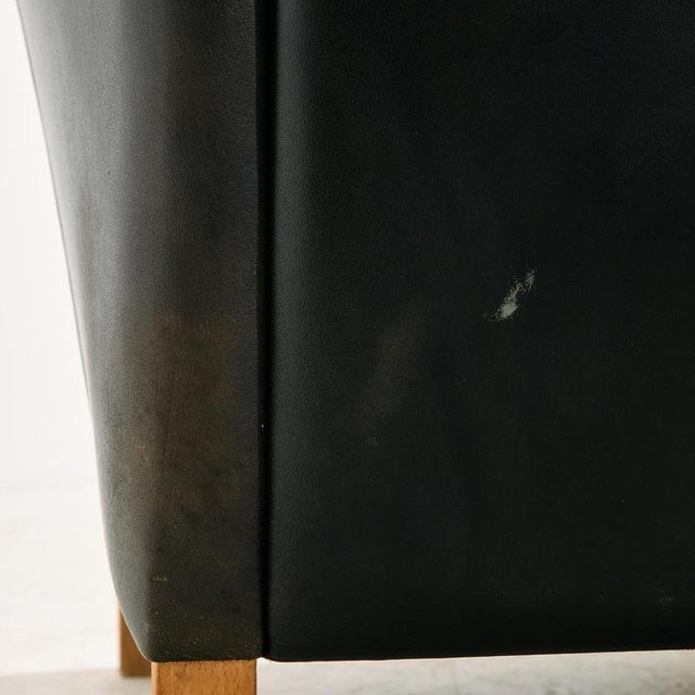 Danish Leather Sofa by Nielsen, 1970s For Sale - Image 9 of 16