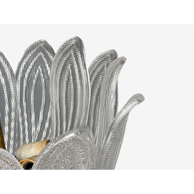 1960s Mid-Century Modern Carl Fagerlund, Tulip Chandelier, Molded Glass, Brass For Sale - Image 11 of 14