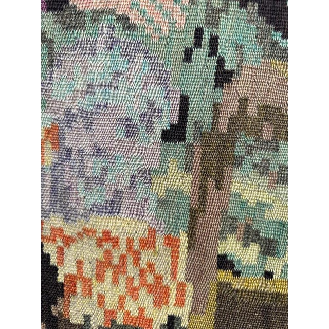 Mid-Century Pictorial Karabagh Kilim Rug, 1930s For Sale - Image 13 of 18