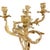 Antique FrenchRococo Gilded Bronze Pair of Candelabras For Sale - Image 4 of 8