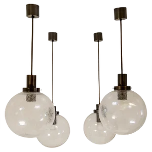 Mid-Century Pendant Hanging Lamp by Hans-Agne Jakobsson for Markaryd, Sweden, 1960s