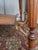 Traditional 1920's Oak & Gilded Iron Parlor Table For Sale - Image 3 of 9
