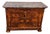 19th Century French Louis Philippe Burl Walnut Commode With Marble Top For Sale