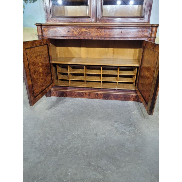 Large Antique Bookcase in Wood, 1800s For Sale - Image 12 of 13