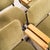 Vintage Cantilever Peninsular Blue Frame Dining Chairs with Sage Green Upholstery, 1970s, Set of 7 For Sale - Image 9 of 13