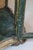 Petite 18th Century Venetian Painted Wood Rococo Vitrine with Carved Crest For Sale - Image 9 of 10